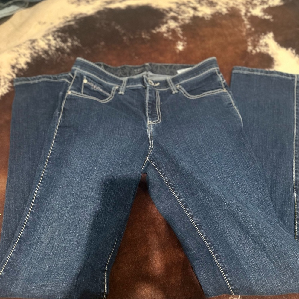 Wrangler Blue Flare Wide Leg Jeans